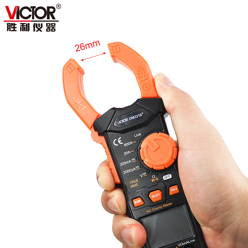 VICTOR DM3218+ 2022款小型钳形表