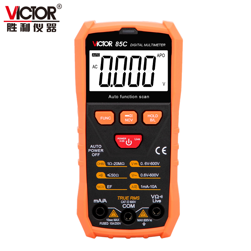 VICTOR 85C/85D 智能识别 数字万用表